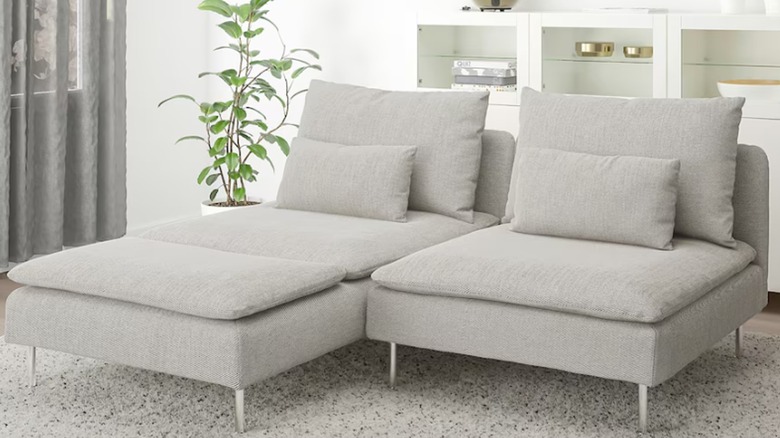 IKEA's SODERHAMN sofa in gray