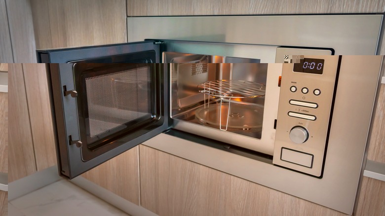 built-in oven microwave combo unit