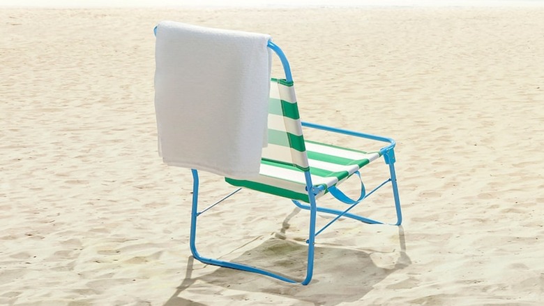 IKEA folding chair in sand 